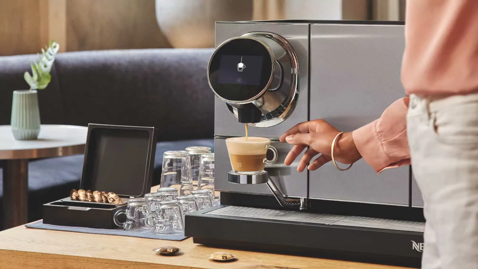 Máquinas Nespresso para oficinas